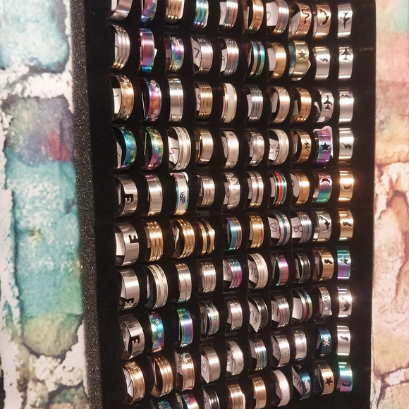 Assorted Stainless Steel Rings - Picture 1 of 13